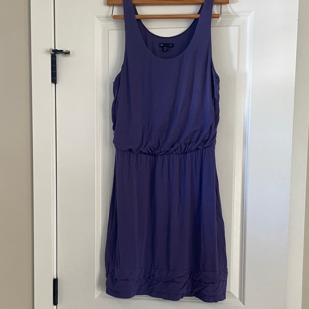GAP Purple Sleeveless Mini Dress